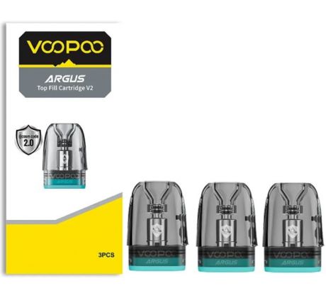 VOOPOO ARGUS Top Fill cartridge V2 0,4ohm 3ml 3Pack