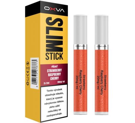 OXVA SLIMSTICK Pods cartridge Strawberry Raspberry Cherry 20mg 2Pack