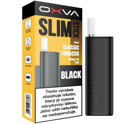 OXVA SLIMSTICK elektronická cigareta 1500mAh Classic Tobacco 20mg Black color
