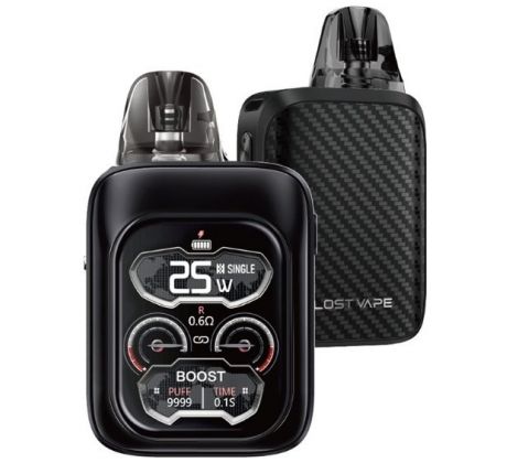 Lost Vape URSA Baby 3 Pro Pod elektronická cigareta 1300mAh Black Carbon