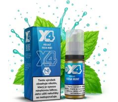 Liquid X4 Bar Juice - Čerstvá máta (Fresh Mint) 10ml - 10mg