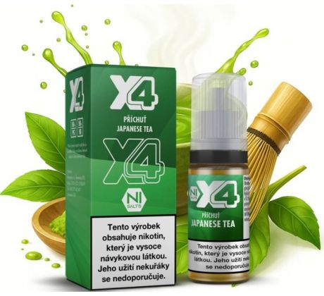 Liquid X4 Bar Juice - Japonský čaj (Japanese Tea) 10ml - 20mg