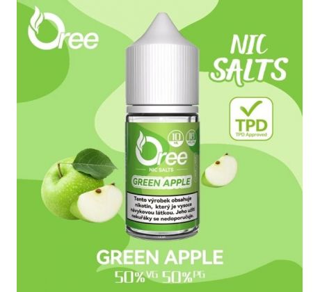 Liquid Oree SALT Green Apple - Zelené jablko 10ml - 18mg