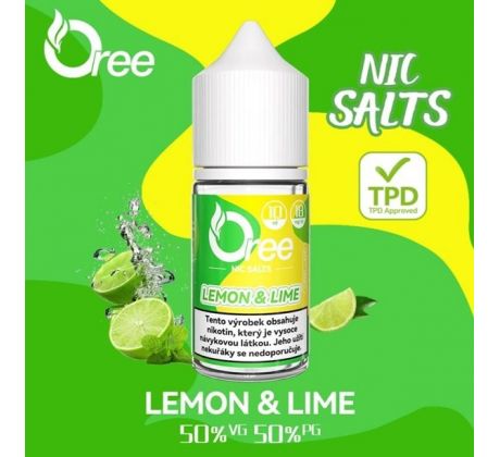 Liquid Oree SALT Lemon & Lime - Citrón a limetka 10ml - 18mg