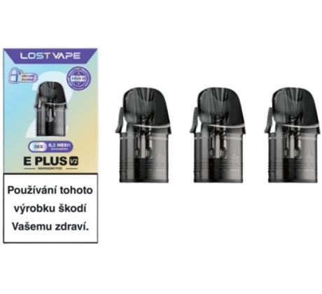 Lost Vape E Plus V2 cartridge 0,3ohm 2ml 3Pack