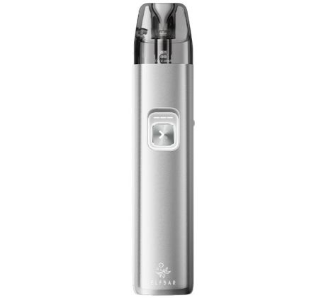 Elf Bar ELFX 2 elektronická cigareta 1700mAh Titanium Silver