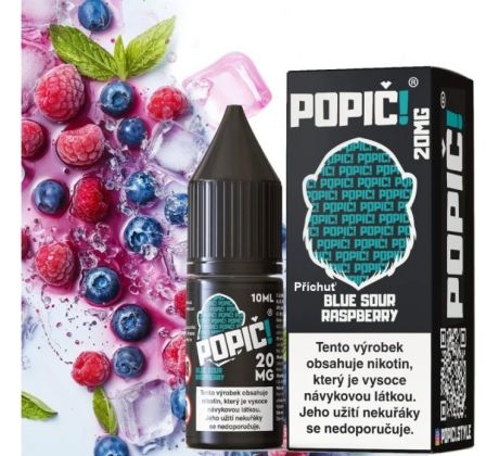 Liquid POPIC! Salt Blue Sour Raspberry 10ml-20mg