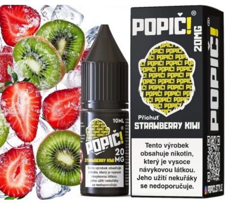 Liquid POPIC! Salt Strawberry Kiwi 10ml-20mg