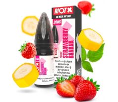Liquid RIOT X Salt Strawberry Banana (Jahoda a banán) 10ml-20mg