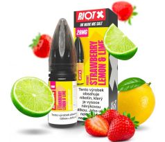 Liquid RIOT X Salt Strawberry Lemon & Lime (Jahoda, citron a limetka) 10ml-20mg