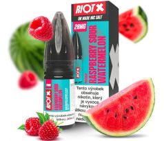Liquid RIOT X Salt Raspberry Sour Watermelon (Malina a vodní meloun) 10ml-20mg