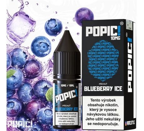 Liquid POPIC! Salt Blueberry Ice 10ml-10mg