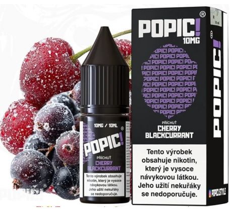 Liquid POPIC! Salt Cherry Blackcurrant 10ml-10mg