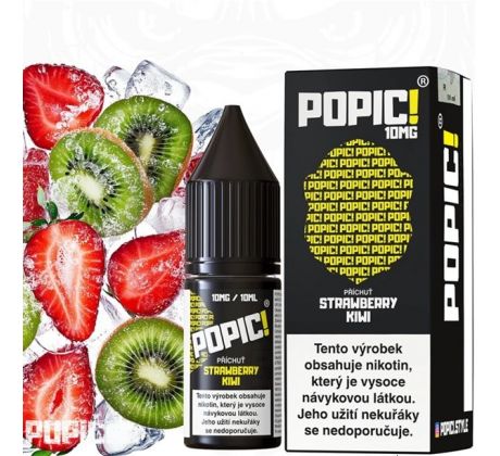 Liquid POPIC! Salt Strawberry Kiwi 10ml-10mg
