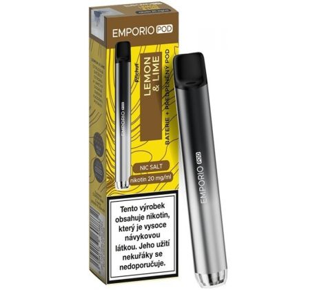 EMPORIO POD elektronická cigareta 500mAh Lemon & Lime 20mg