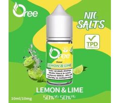 Liquid Oree SALT Lemon & Lime - Citrón a limetka 10ml - 10mg
