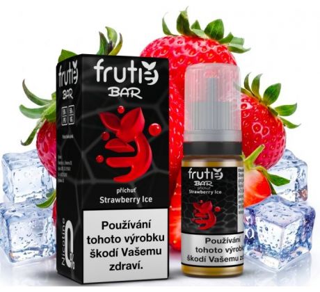 Liquid Frutie BAR Juice -  Chladivá jahoda (Strawberry Ice) 10ml - 0mg