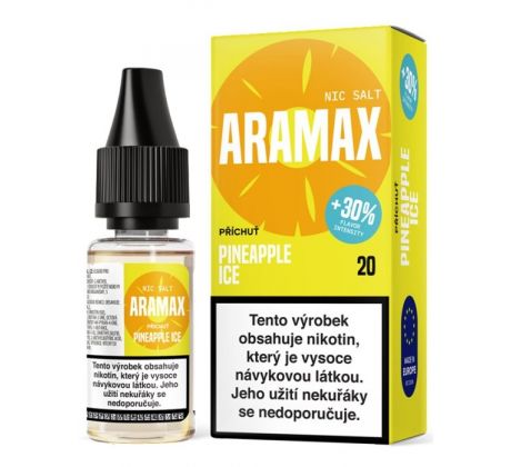 Liquid Aramax SALT Pineapple Ice 10ml - 20mg