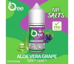 Liquid Oree SALT Aloe Vera Grape - Aloe Vera Hrozno 10ml - 10mg