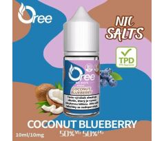 Liquid Oree SALT Coconut Blueberry - Kokos Borůvka 10ml - 10mg