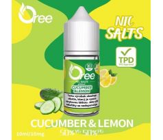 Liquid Oree SALT Cucumber Lemon - Okurka Citron 10ml - 10mg