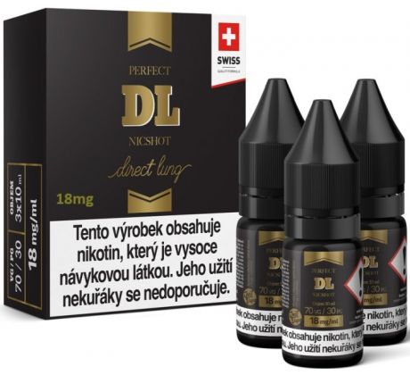 Báze JustVape DL NicShot (70VG/30PG) 3x10ml - 18mg