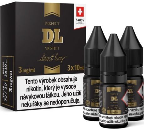 Báze JustVape DL NicShot (70VG/30PG) 3x10ml - 3mg