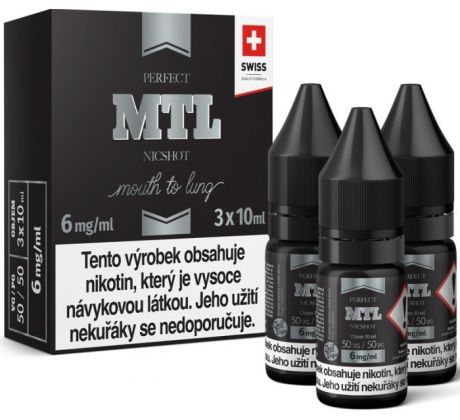 Báze JustVape MTL NicShot (50VG/50PG) 3x10ml - 6mg