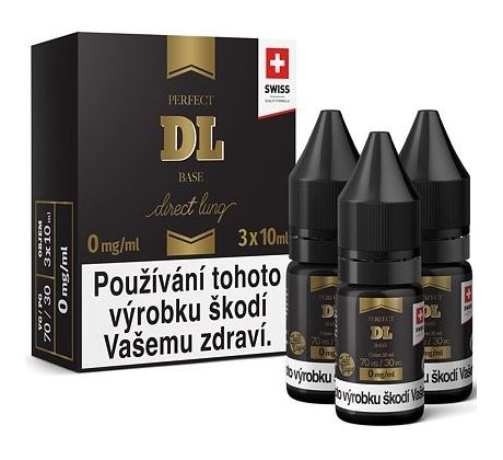 Beznikotinová báze JustVape DL (70VG/30PG) 3x10ml - 0mg