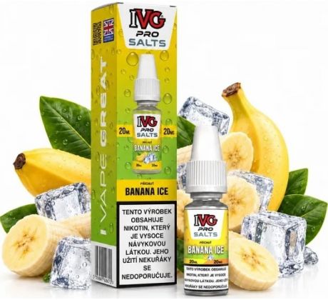 Liquid IVG Pro Salts Banana ICE 10ml-20mg