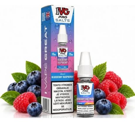 Liquid IVG Pro Salts Blueberry Raspberry 10ml-20mg