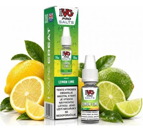 Liquid IVG Pro Salts Lemon Lime 10ml-10mg